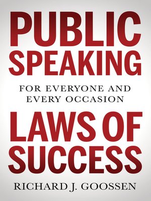 cover image of Public Speaking Laws of Success